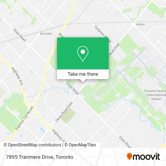 7895 Tranmere Drive map