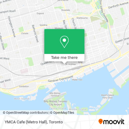 YMCA Cafe (Metro Hall) plan