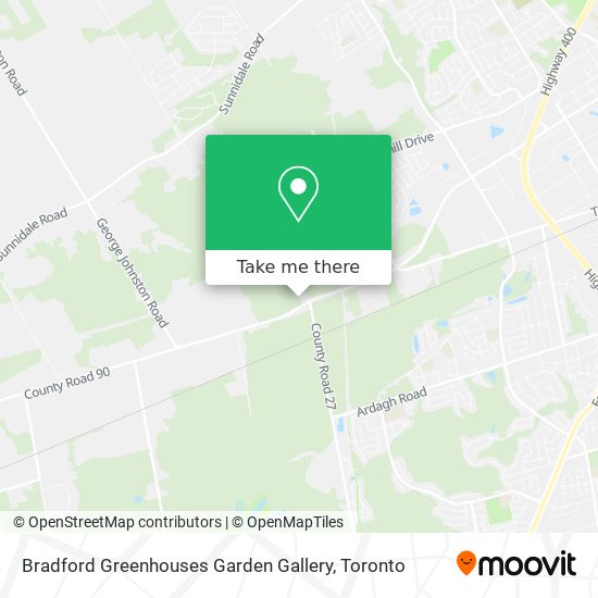 Bradford Greenhouses Garden Gallery map