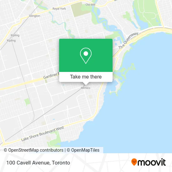 100 Cavell Avenue map