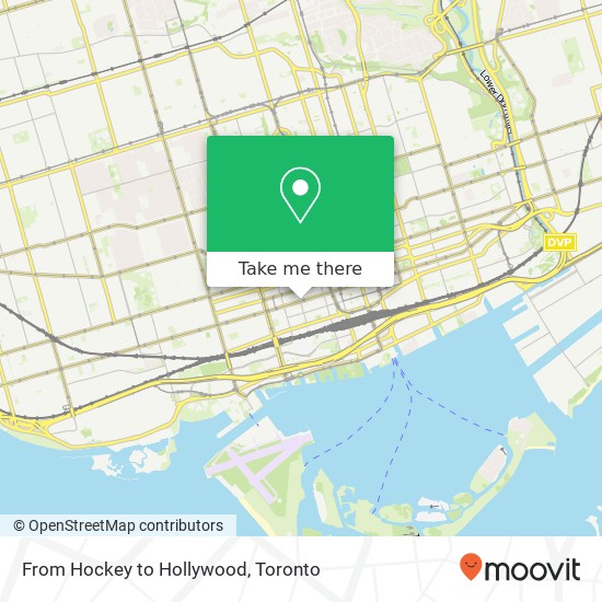 From Hockey to Hollywood map