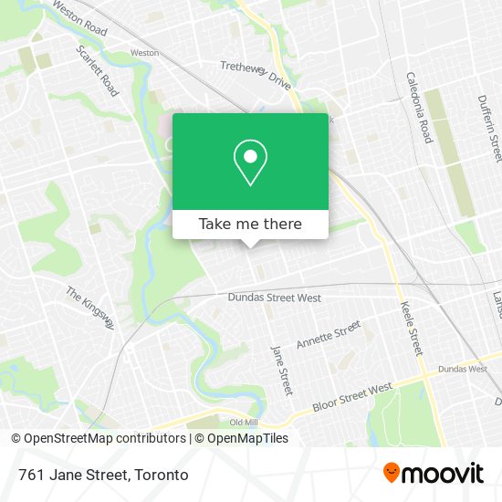 761 Jane Street map