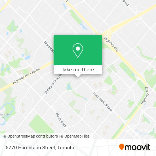 5770 Hurontario Street map