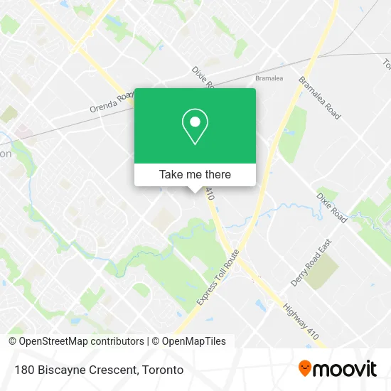 180 Biscayne Crescent map