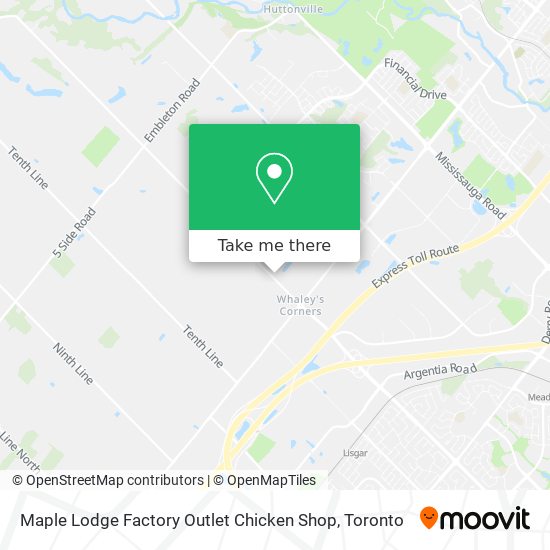 Maple Lodge Factory Outlet Chicken Shop plan
