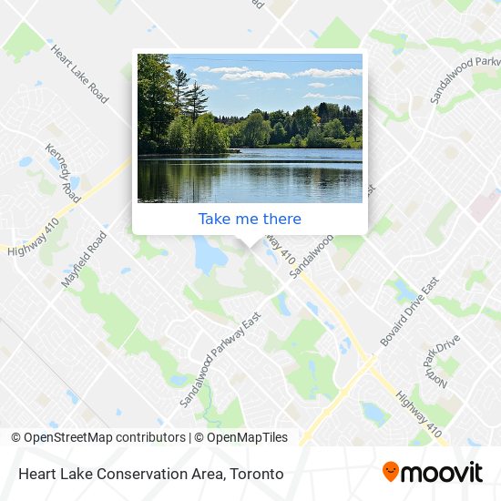 Heart Lake Conservation Area plan