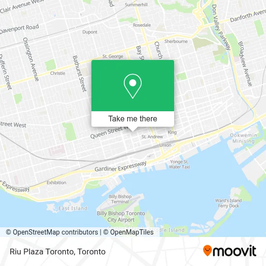 Riu Plaza Toronto plan