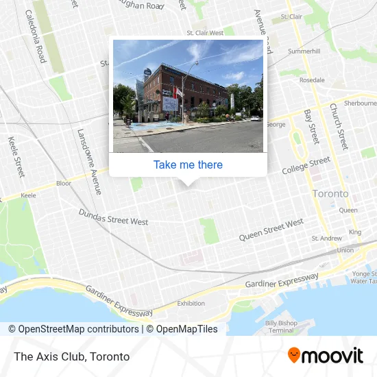 The Axis Club map