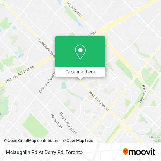 Mclaughlin Rd At Derry Rd map