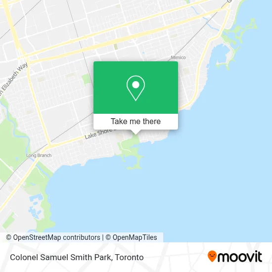 Colonel Samuel Smith Park map