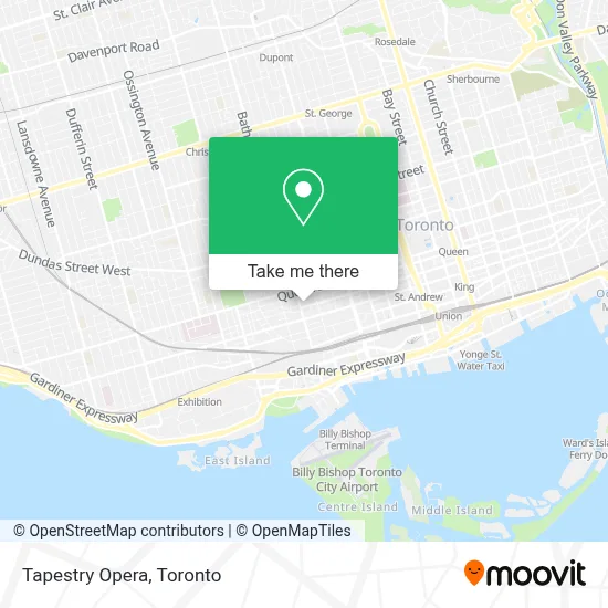Tapestry Opera map