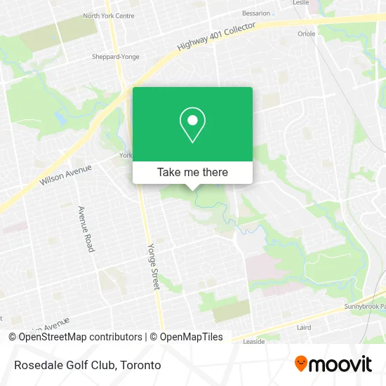 Rosedale Golf Club map