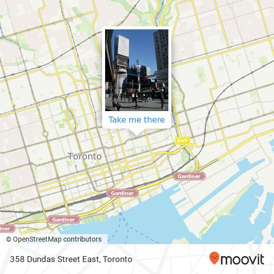 358 Dundas Street East map