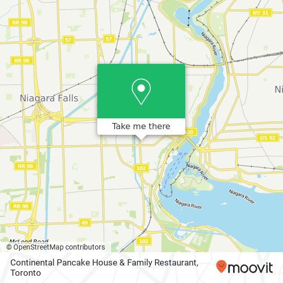 Continental Pancake House & Family Restaurant plan