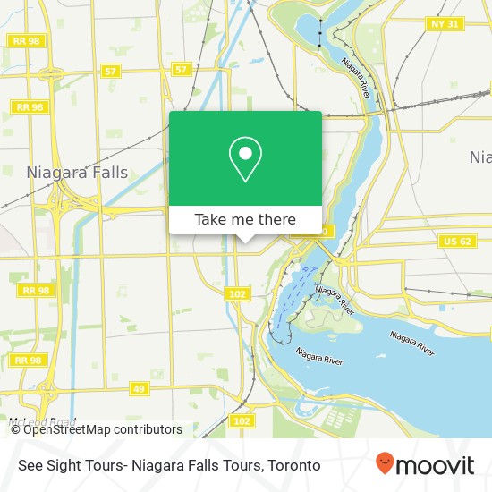 See Sight Tours- Niagara Falls Tours map