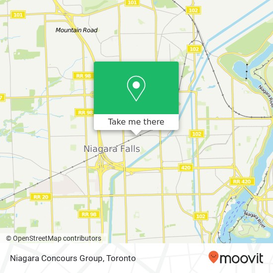 Niagara Concours Group map