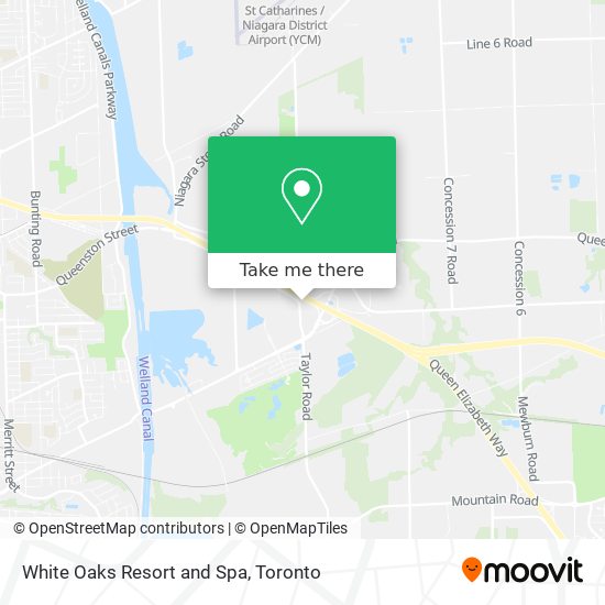 White Oaks Resort and Spa map