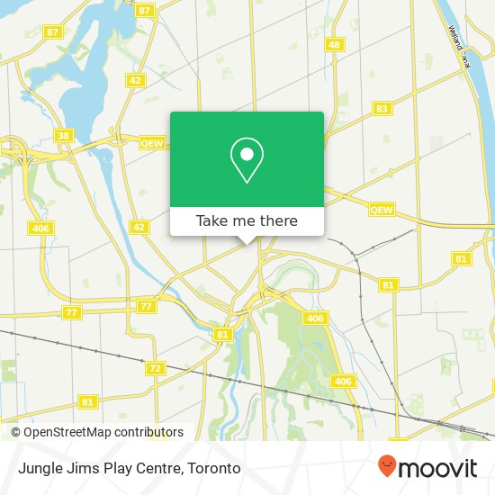 Jungle Jims Play Centre map