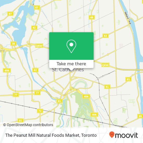 The Peanut Mill Natural Foods Market map