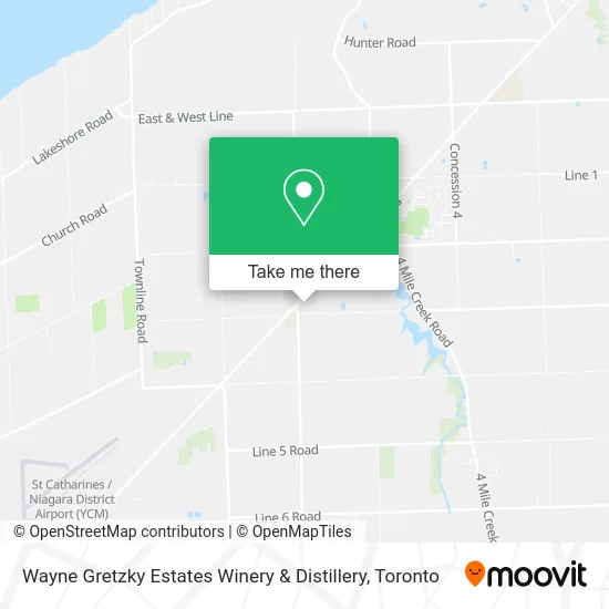 Wayne Gretzky Estates Winery & Distillery map