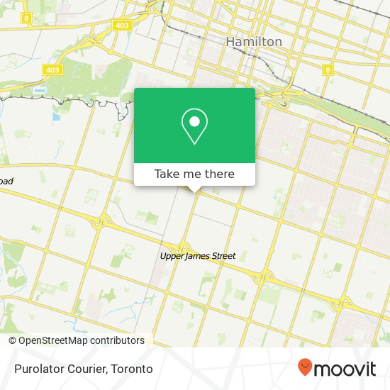 Purolator Courier map