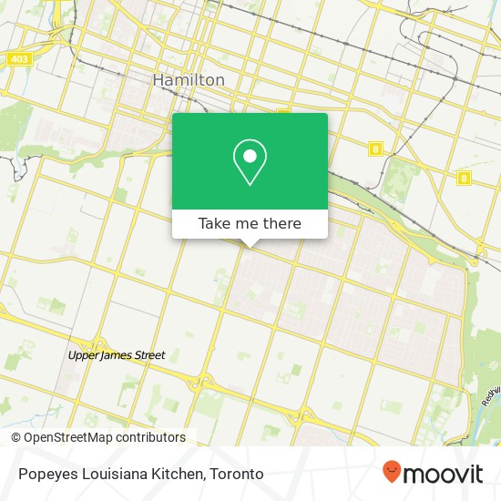 Popeyes Louisiana Kitchen map