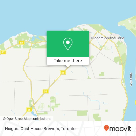 Niagara Oast House Brewers map