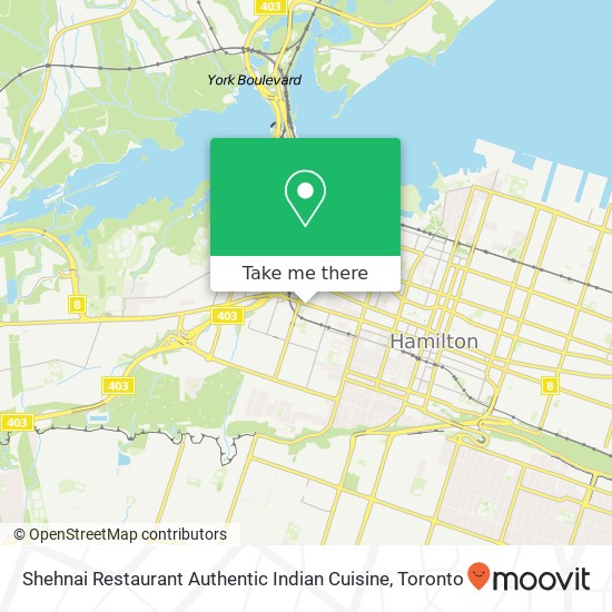 Shehnai Restaurant Authentic Indian Cuisine map