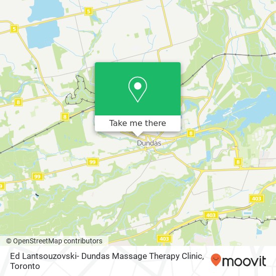 Ed Lantsouzovski- Dundas Massage Therapy Clinic map