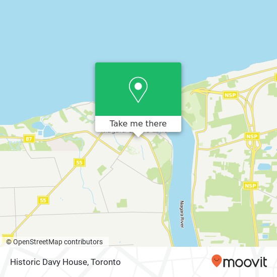 Historic Davy House map