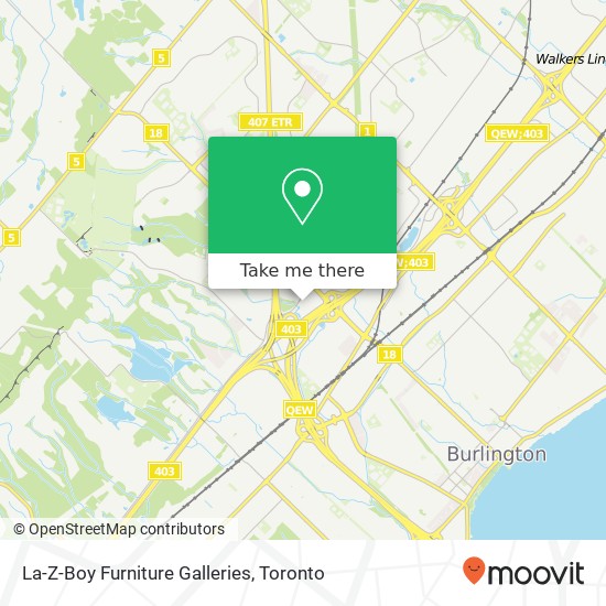 La-Z-Boy Furniture Galleries map