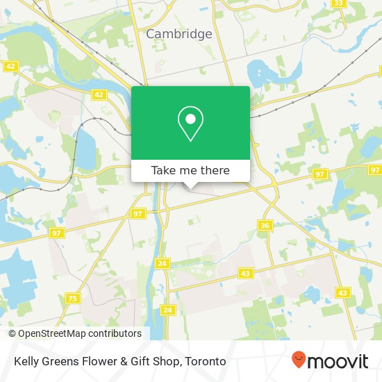 Kelly Greens Flower & Gift Shop map
