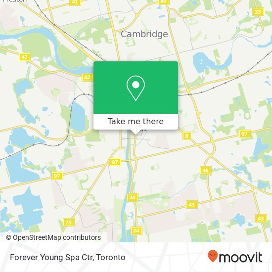 Forever Young Spa Ctr map