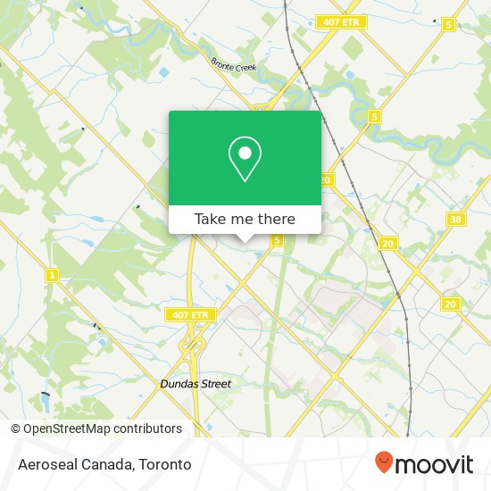 Aeroseal Canada map