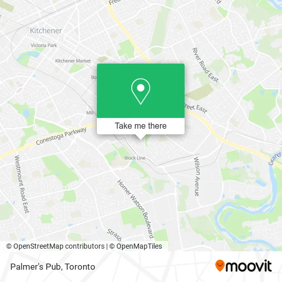 Palmer's Pub map