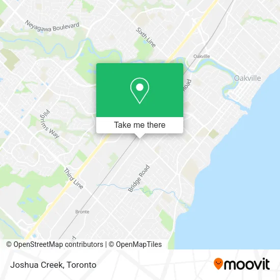 Joshua Creek map
