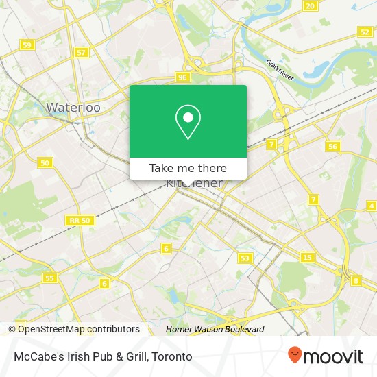 McCabe's Irish Pub & Grill map