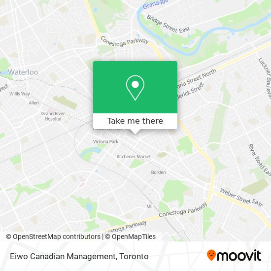 Eiwo Canadian Management map