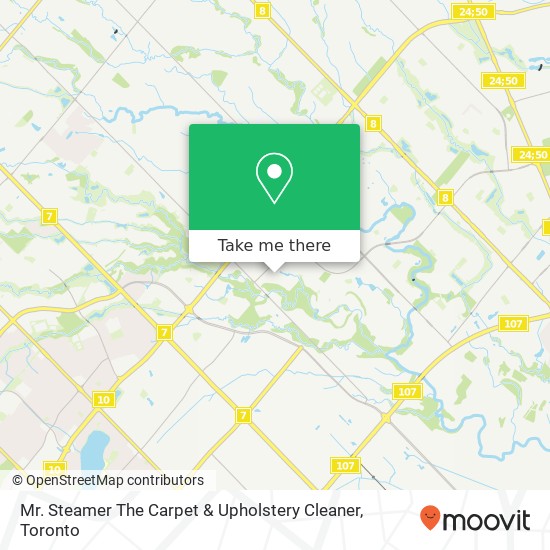 Mr. Steamer The Carpet & Upholstery Cleaner map