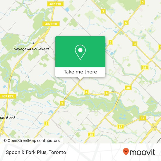 Spoon & Fork Plus map