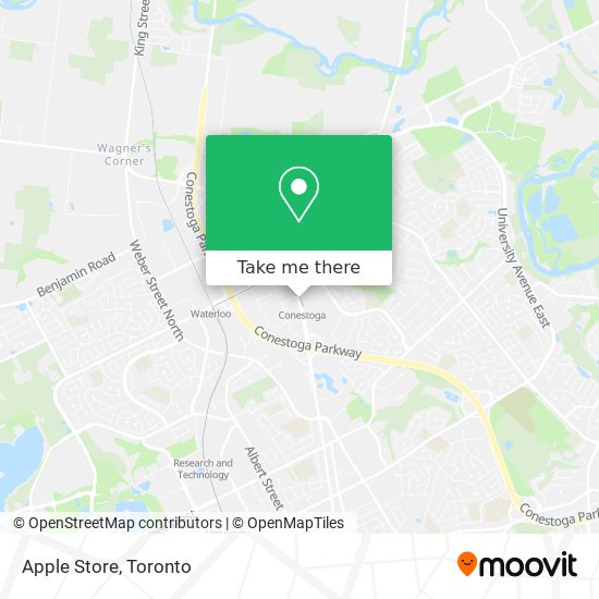 Apple Store map