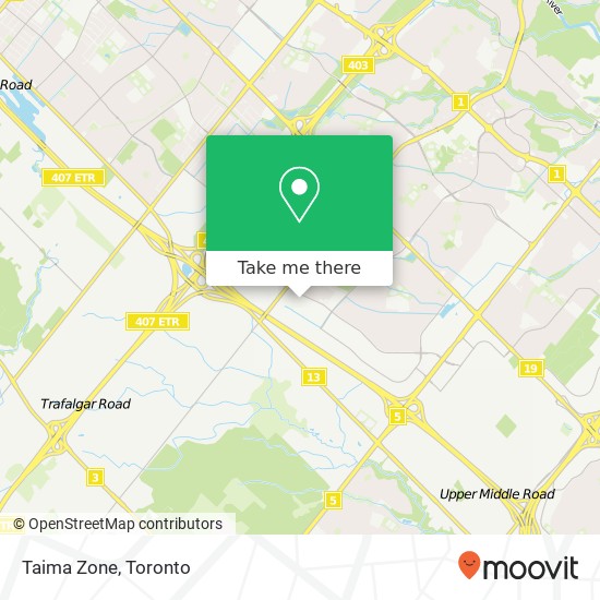 Taima Zone map