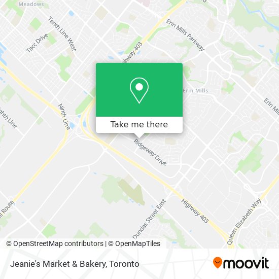 Jeanie's Market & Bakery map