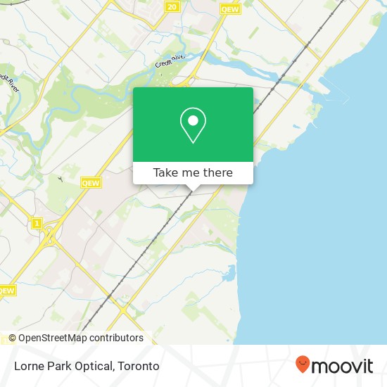 Lorne Park Optical map