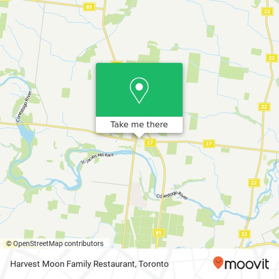 Harvest Moon Family Restaurant map
