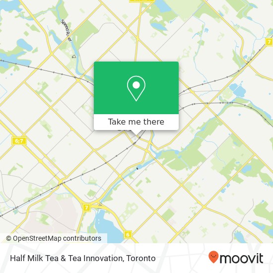 Half Milk Tea & Tea Innovation map