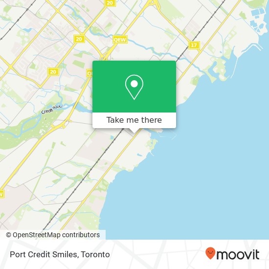 Port Credit Smiles map