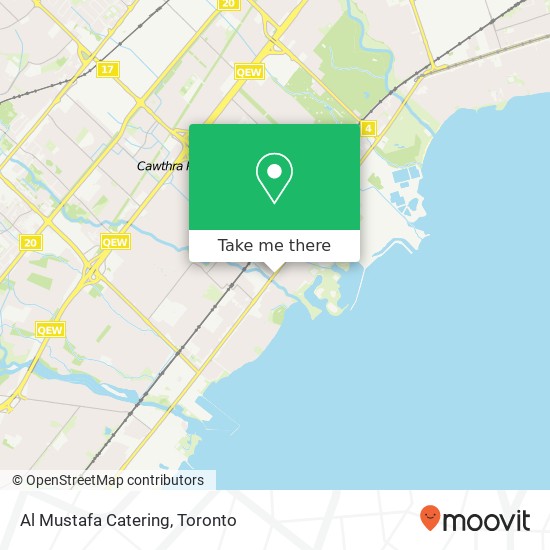 Al Mustafa Catering map