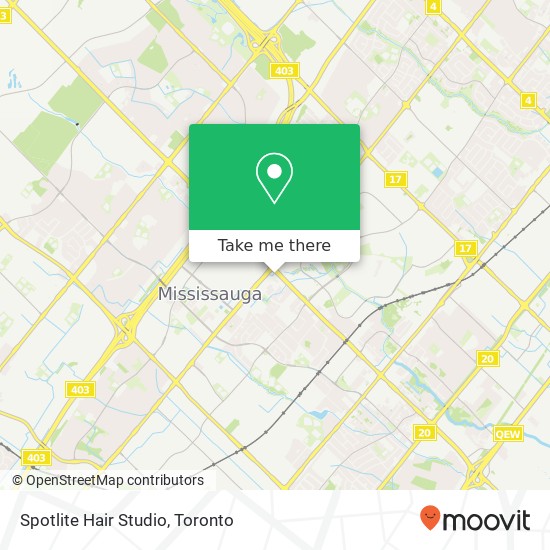 Spotlite Hair Studio map