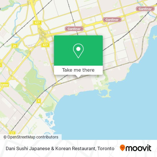 Dani Sushi Japanese & Korean Restaurant map